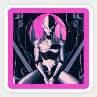 Robot Metropolis Sticker